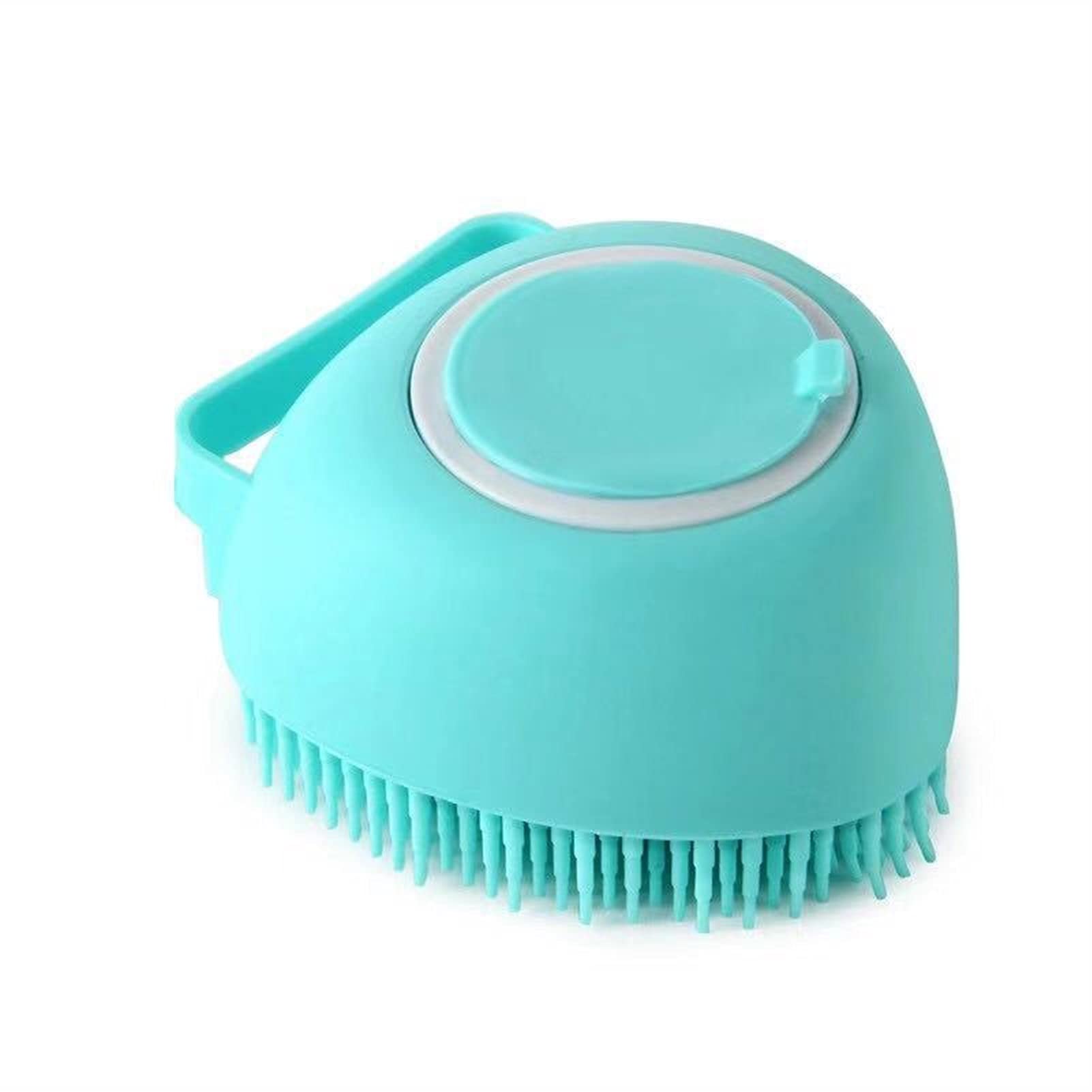 A Dog Bath Massage Brush with Soft Safety Silicone