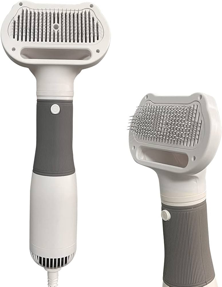 3-in-1 Quiet Pet Grooming Dryer with Comb Brush