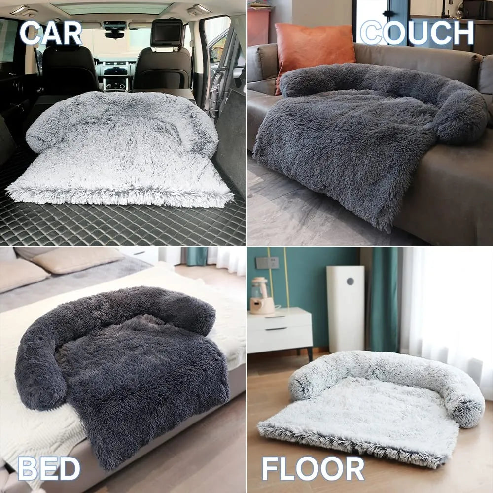 Plush Washable Dog Bed for Ultimate Comfort