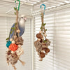 Colorful Hanging Bird Toy for Training, Swinging, and Biting Fun