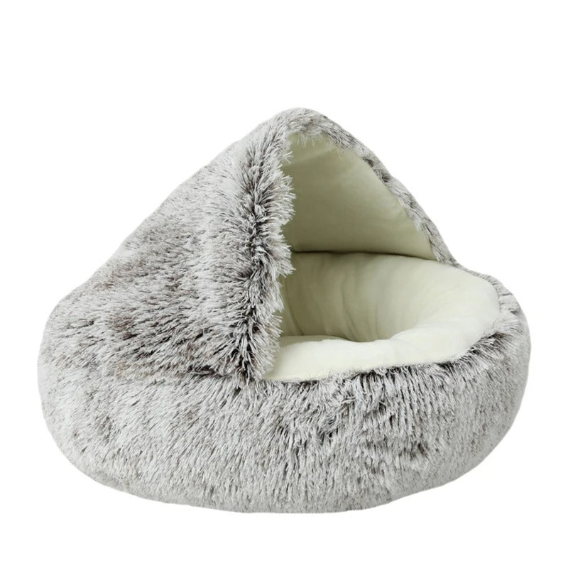 Soft Plush Round Cat Bed